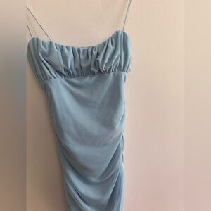 Princess Polly Penney Mini Dress Light Blue